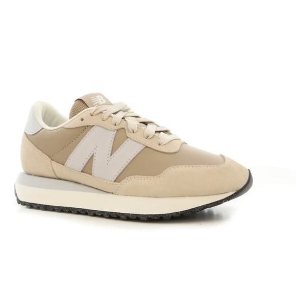 New Balance 237 v1 Womens Sneakers 6 Driftwood Tan Gray White Cream - Picture 1 of 7
